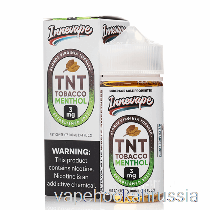 Vape Russia Tnt табак ментол - жидкости для электронных сигарет Innevape - 100мл 0мг
